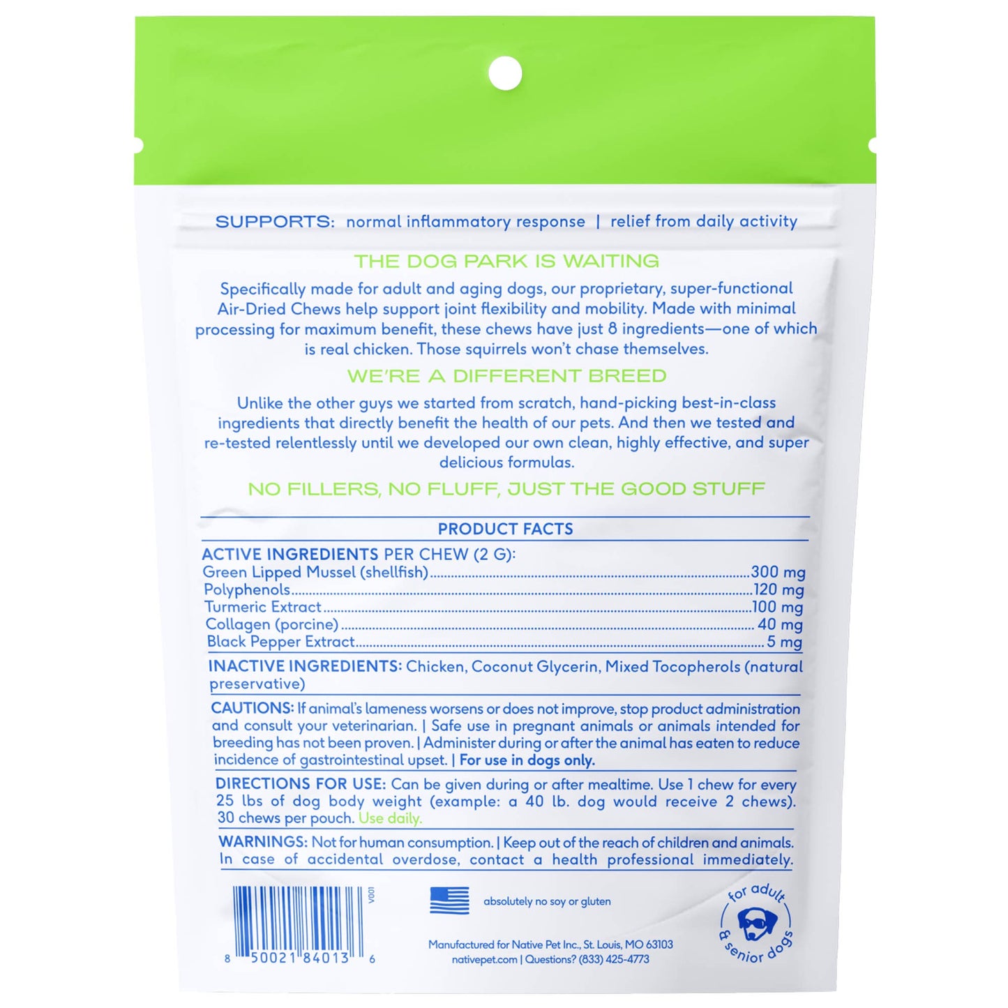 Relief Chews, Hip & Joint Supplement for Dogs