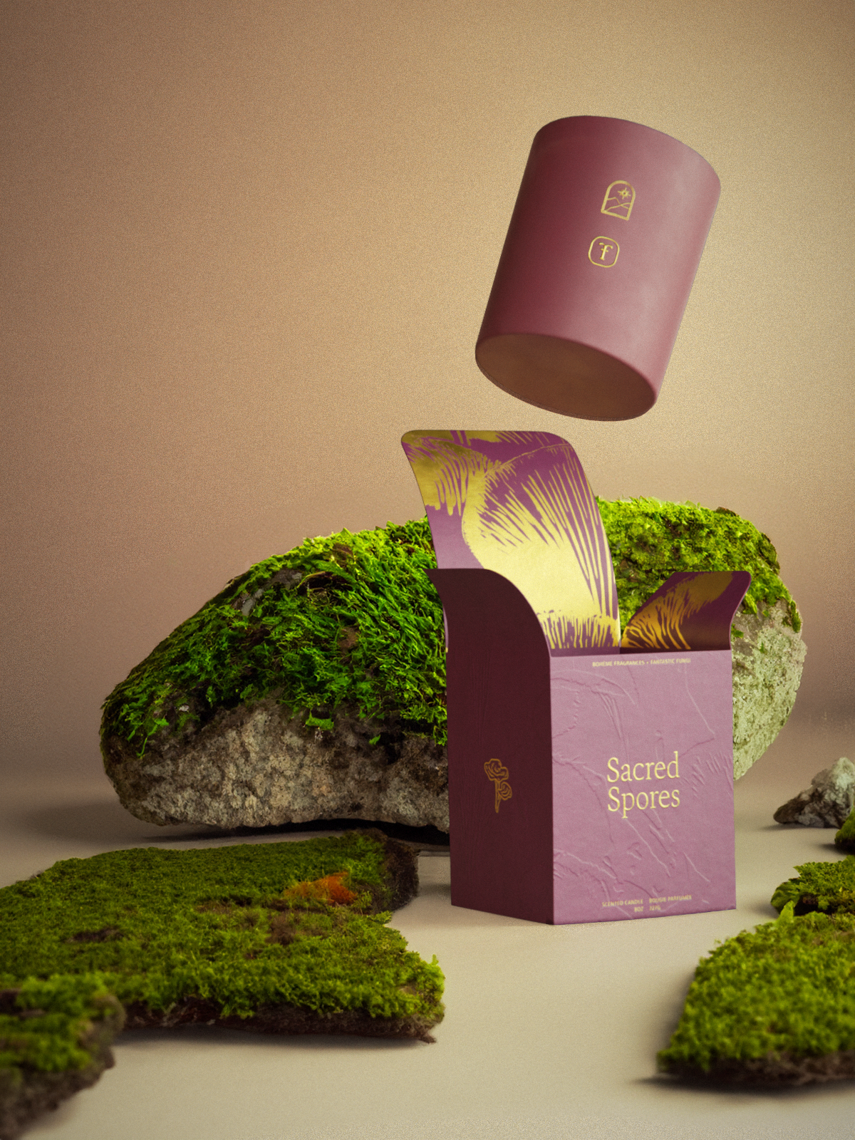 Sacred Spores - A Boheme Fragrances x Fantastic Fungi Collaboration Candle