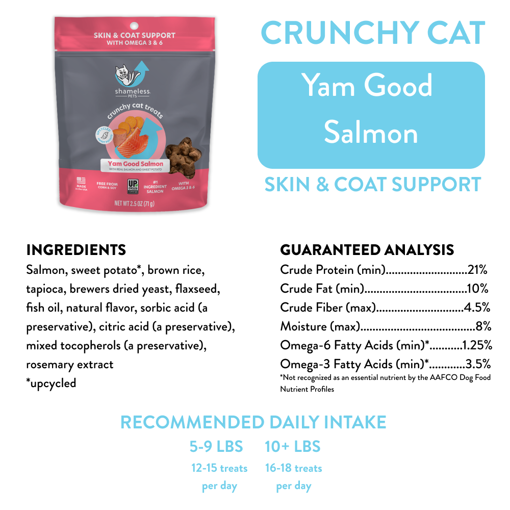 Yam Good Salmon Crunchy Cat Treats