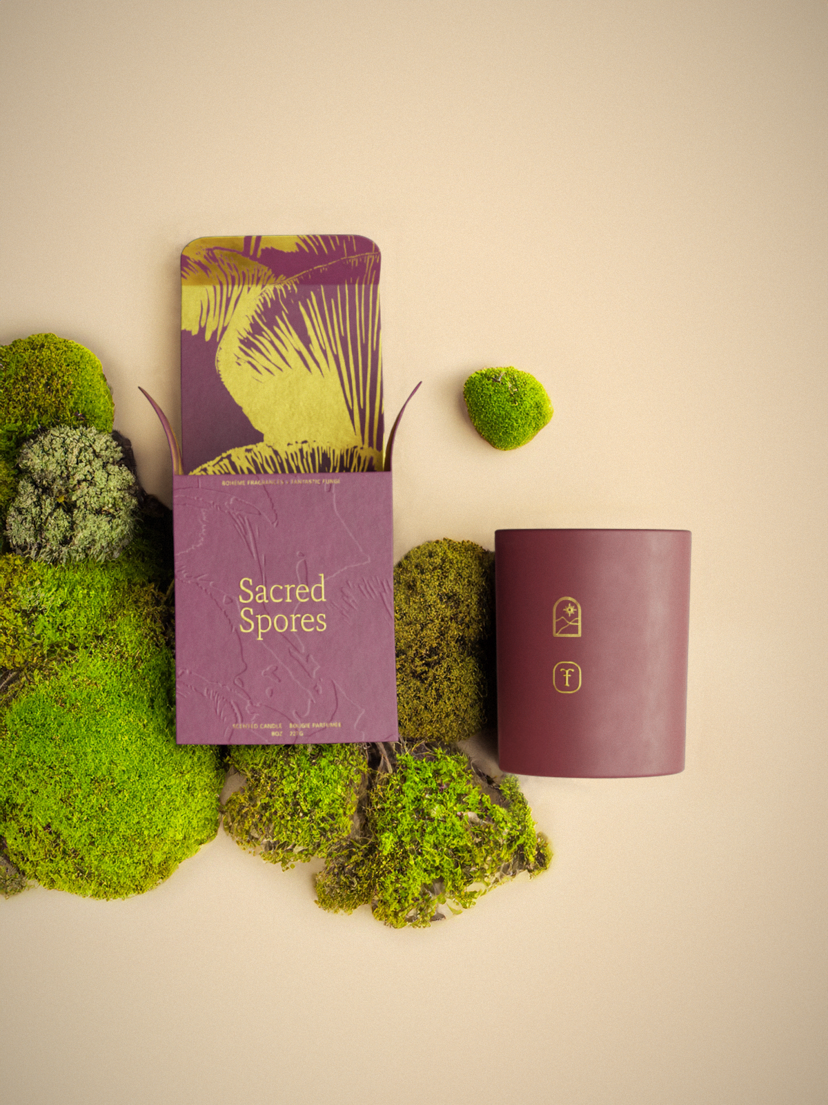 Sacred Spores - A Boheme Fragrances x Fantastic Fungi Collaboration Candle