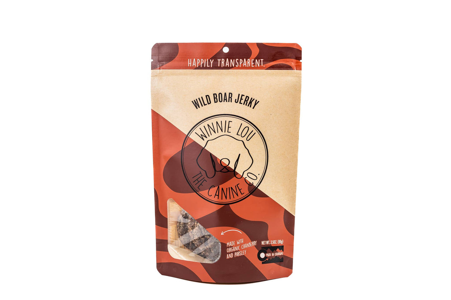 Winnie Lou: The Canine Co - Wild Boar Jerky Dog Treats