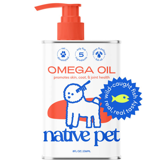 Native Pet - Omega-3 Fish Oil, Skin & Coat Health Supplement for Dogs