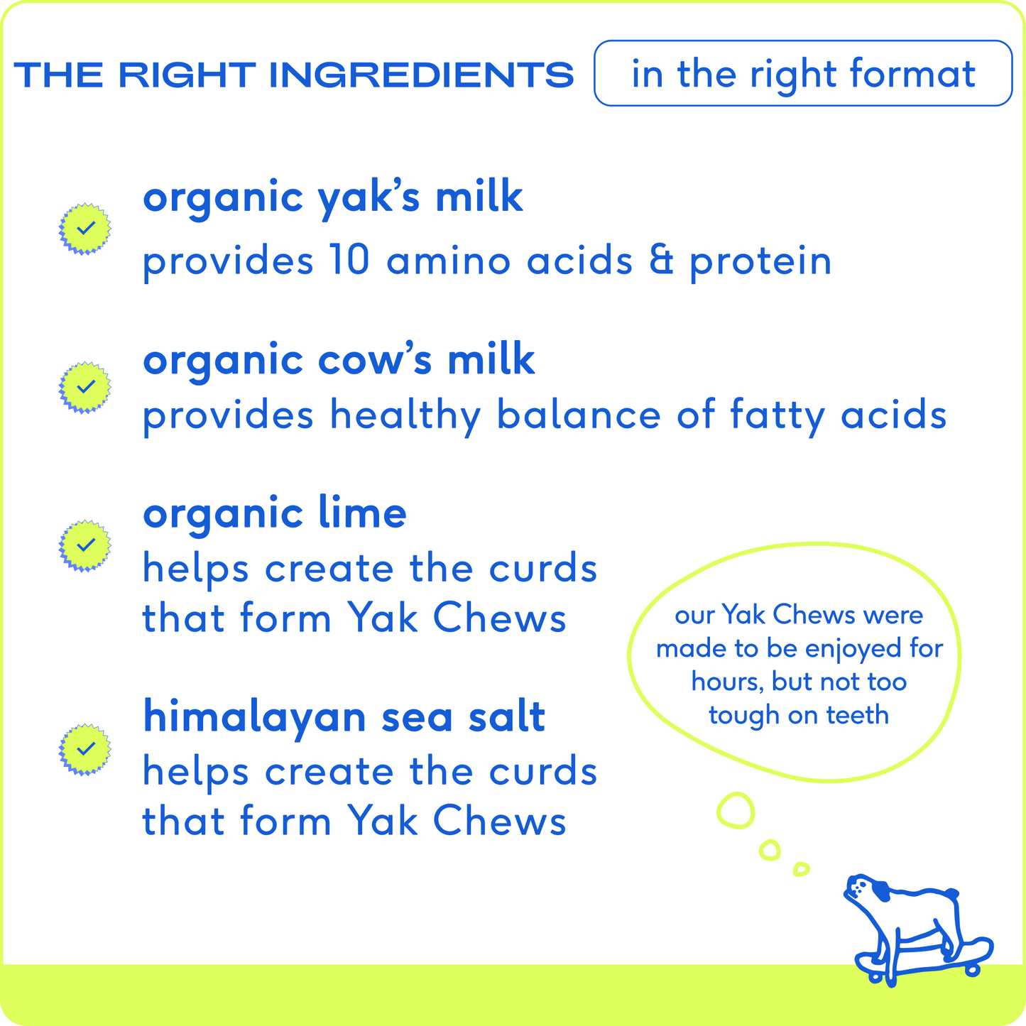 Native Pet - Yak Chews - Medium