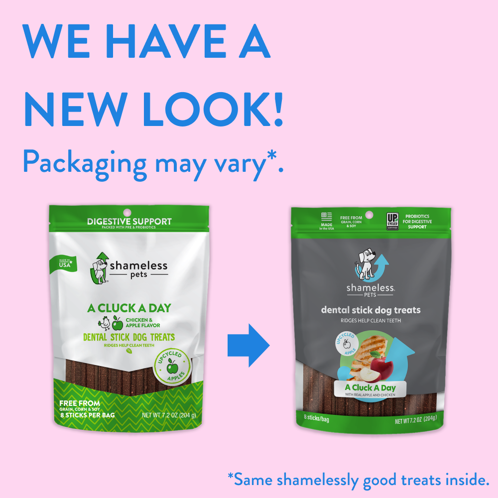 Shameless Pets - A Cluck A Day (Pre/Probiotic) Dental Sticks Dog Treats