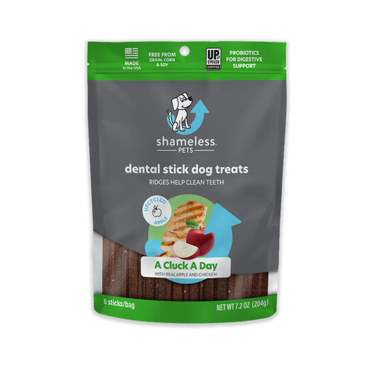 Shameless Pets - A Cluck A Day (Pre/Probiotic) Dental Sticks Dog Treats