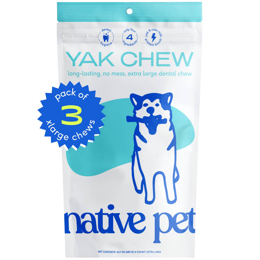 Yak Dental Chews , Himalayan Cheese Dog Treats: XL