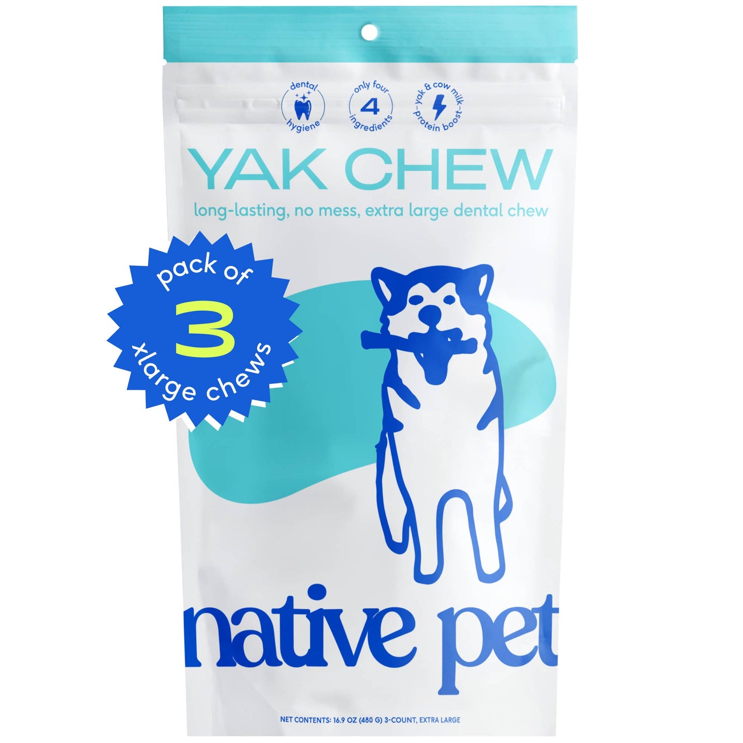 Yak Dental Chews , Himalayan Cheese Dog Treats: L